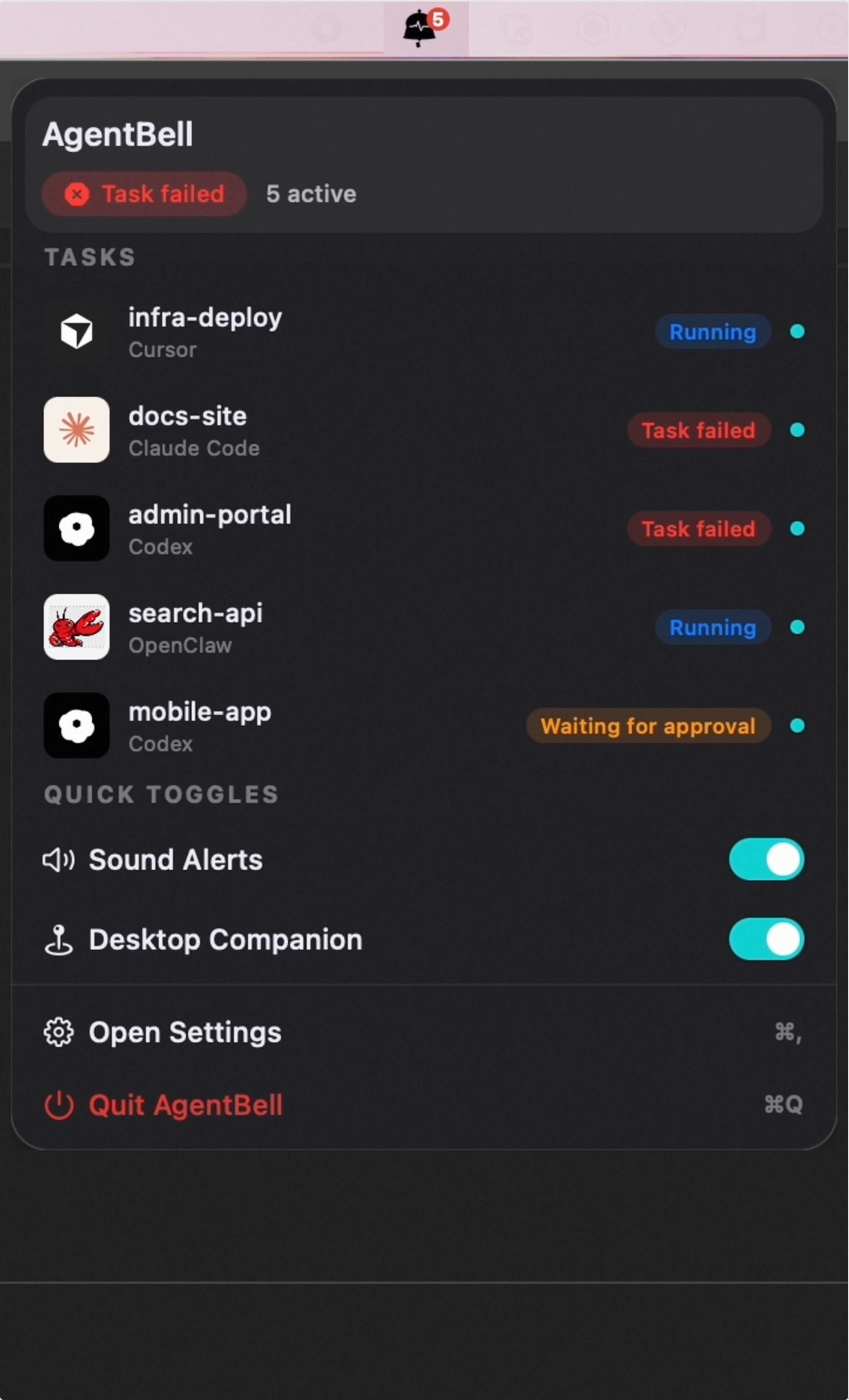 macOS Menu Bar Apps Every AI Developer Should Have in 2026 | AgentBell